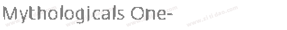 Mythologicals One字体转换